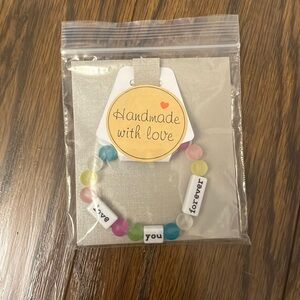 Handmade beaded bracelet